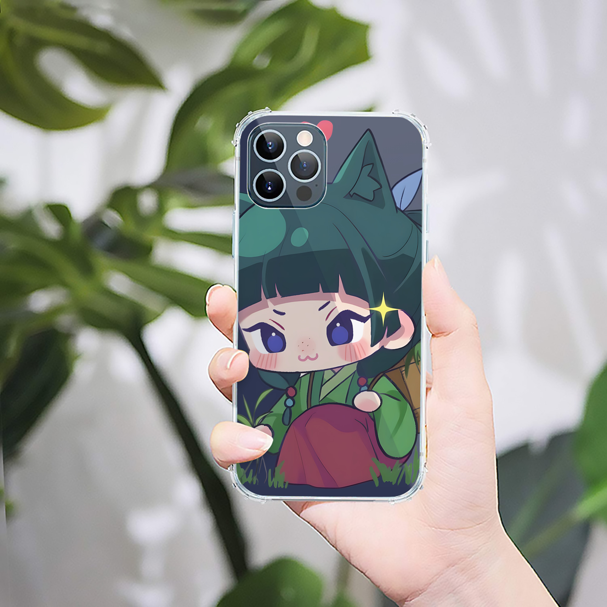 （画像用） 薬屋のひとりごと The Apothecary Diaries 【iPhone 12シリーズ対応】透明スマホケース（クリアソフトケース）